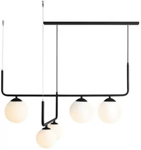 MLAMP Industrialna LAMPA wisząca 1060F1 ADX metalowa OPRAWA zwis pręty kule ball czarne białe 1060F1 - Lampy sufitowe - miniaturka - grafika 2