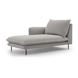 Jasnoszary szezlong Cosmopolitan Design Vienna, lewostronny - Szezlongi - miniaturka - grafika 1