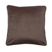 Poduszki dekoracyjne - Poduszka VELUTTO 45 x 45 cm brązowy - miniaturka - grafika 1