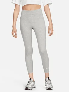 Nike Legginsy sportowe w kolorze szarym - Spodnie sportowe damskie - miniaturka - grafika 1