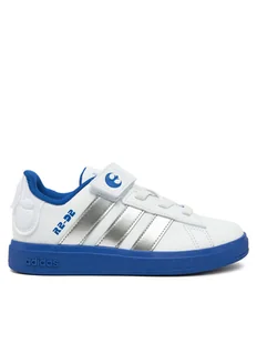 adidas Sneakersy Star Wars Grand Court 2.0 IH1136 Biały - Buty dla dziewczynek - miniaturka - grafika 1