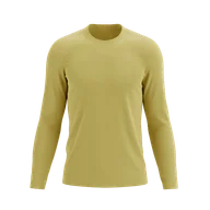 Koszulki sportowe męskie - COMPRESSPORT Koszulka biegowa z długim rękawem PERFORMANCE LS T-SHIRT ceylon yellow - miniaturka - grafika 1