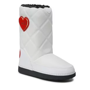 Śniegowce LOVE MOSCHINO JA24172G1HIT710A Bianco - Śniegowce damskie - miniaturka - grafika 1
