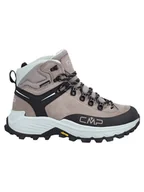 Buty trekkingowe damskie - CMP Skórzane botki trekkingowe "Tytanus" w kolorze beżowym - miniaturka - grafika 1
