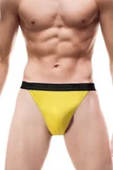 Majtki męskie - Cornette Tanga High Emotion żółte slipy męskie - miniaturka - grafika 1