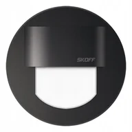 Lampy pozostałe - Oprawa Schodowa LED 0,4W 3000K 10V DC IP20 Czarny mat RUEDA MINI Skoff - miniaturka - grafika 1