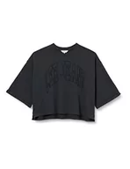 Bluzy damskie - Lee Bluza damska z krótkim rękawem, Grafitowy, 4XL - miniaturka - grafika 1