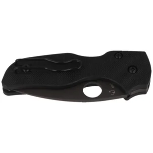 Nóż składany Spyderco Lil' Native G-10 Black / Black Blade Plain (C230GPBBK) - Noże - miniaturka - grafika 6