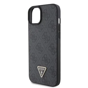 Guess GUHCP15SP4TDSCPK iPhone 15 6.1" czarny/black hardcase Crossbody 4G Metal Logo - Etui i futerały do telefonów - miniaturka - grafika 6