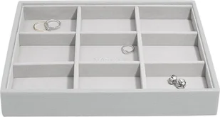 Szkatułka na biżuterię Stackers 9 komorowa classic kamienna szarość - Pudełka i szkatułki - miniaturka - grafika 1