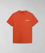 Koszulki męskie - t-shirt uomo napapijri s-gras np0a4hqn a62 orange burnt - miniaturka - grafika 1