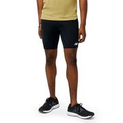 Spodnie sportowe męskie - Spodenki New Balance MS31245BK - czarne - miniaturka - grafika 1