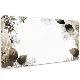 Mata ochronna na biurko Kwiaty Hortensji 100x50 cm, Dywanomat - Podkładki na biurko - miniaturka - grafika 1