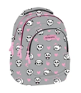 Astrabag, Plecak trzykomorowy - Panda (AB330) - Plecaki - miniaturka - grafika 1