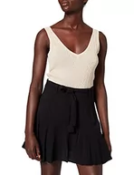 Spódnice - Urban Classics Damska spódnica z wiskozy, mini skort, dostępna w wielu różnych kolorach, rozmiary od XS do 5XL, czarny, XL - miniaturka - grafika 1