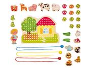 Układanki dla dzieci - PLAYTIVE PLAYTIVE Drewniana zabawka edukacyjna, 1 sztuka 4055334261173 - miniaturka - grafika 1