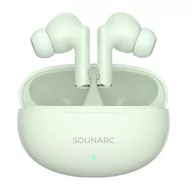 Słuchawki - SOUNARC Q1 Bluetooth 5,3 kremowe - miniaturka - grafika 1