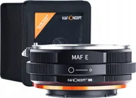 Tulejki, adaptery, redukcje do aparatów - K&F ADAPTER SONY A/MINOLTA AF na SONY E-MOUNT NEX PRO - miniaturka - grafika 1