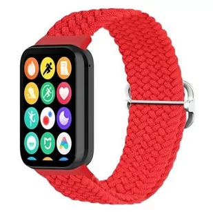 Opaska pasek bransoletka NYLON LOOP Xiaomi Mi Band 8 PRO / Redmi Watch 4 czerwony - Akcesoria do smartwatchy - miniaturka - grafika 1