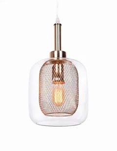 Lumina Deco Nowoczesna Lampa Wisząca Złota Bessa - Lampy sufitowe - miniaturka - grafika 1