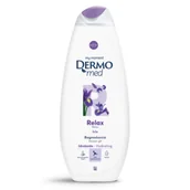 Kosmetyki do kąpieli - Dermomed Relax Iris 450ml żel pod prysznic, kwiatowy zapach irysa, relaksujący i nawilżający - miniaturka - grafika 1