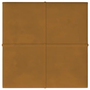 Panele ścienne, 12 szt., brązowe, 30x30 cm, aksamit, 1,08 m² - Panele ścienne i boazeria - miniaturka - grafika 4