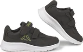 Buty dla dziewczynek - Kappa Buty dla dzieci Kappa Cracker II szaro-limonkowe 280009M 1633 22 - miniaturka - grafika 1