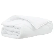 Koce - vidaXL Koce i Kołdry Biały 240 x 220 cm Mikrofibra - miniaturka - grafika 1