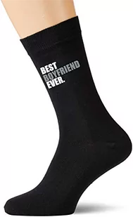 60 Second Makeover Limited męskie najlepsze chłopak Ever V2 czarne skarpety na łydkę walentynki tata mąż chłopak wujek dziadek prezent - Skarpetki męskie - miniaturka - grafika 1
