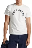 Koszulki męskie - Pepe Jeans Koszulka męska Westend, Biały (nie biały), XS - miniaturka - grafika 1