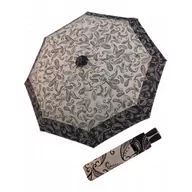 Parasole - Fiber Mini Black White paisley - damski parasol składany - miniaturka - grafika 1