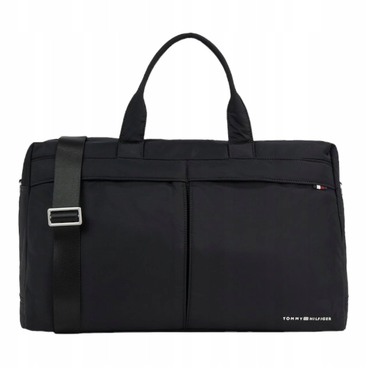 Tommy hilfiger duża torba th signature duffle czarna