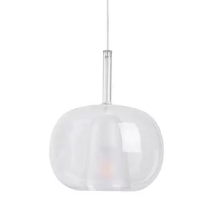 Sypialniana lampa wisząca GRACE AZ6271 Azzardo szklana biała przezroczysta - Lampy sufitowe - miniaturka - grafika 1