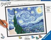 Zabawki kreatywne - Ravensburger CreArt ART Collection - Starry Night Van Gogh, painting - miniaturka - grafika 1