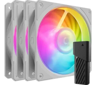 Cooler Master Mobius 120P ARGB 120mm 3szt. Biały MFZ-M2DW-243P2-R1 - Wentylatory komputerowe - miniaturka - grafika 1