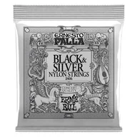 Struny gitarowe  - Ernie Ball Ernie  zapewnia Klassik gitara elektryczna gitara struny Ernesto palla High Tension Black Silver wyprzedaż 2406 - miniaturka - grafika 1
