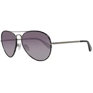 Okulary przeciwsłoneczne - Guess GU7416 C58 10B (błyszczący jasny nikiel/gradient dym) okulary przeciwsłoneczne - miniaturka - grafika 1