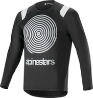 Koszulki męskie - Alpinestars Koszulka długi rękaw ALPINESTARS A-SUPRA OSCAR LS JERSEY, Black Rozmiar: M - miniaturka - grafika 1