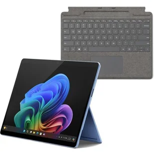 MICROSOFT Surface Pro Copilot+ PC 13" Snapdragon X Plus 16GB RAM 512GB SSD Windows 11 Home + Klawiatura Szary ZHY-00038+8X6-00220 - Laptopy 2w1 - miniaturka - grafika 1