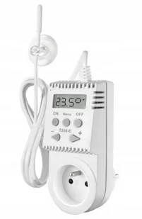 Elektrobock Termostat do ogrzewania TS06-E czuj.ze - Akcesoria grzewcze - miniaturka - grafika 1