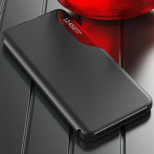 Eco Leather View Case elegancki futerał etui z klapką i funkcją podstawki Xiaomi Redmi Note 11 Pro+ 5G (China) / 11 Pro 5G (China) / Mi11i HyperCharge / Poco X4 NFC 5G czarny - Etui i futerały do telefonów - miniaturka - grafika 13