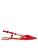 Sandały damskie - Guess Sandały FLTFR2 PAF05 Czerwony - miniaturka - grafika 1