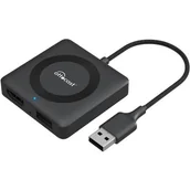 Złącza, przejściówki, adaptery - Adapter OTTOCAST CA361-C4 Bezprzewodowy CarPlay Android Auto Czarny - miniaturka - grafika 1