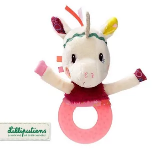 Lilliputiens JEDNOROŻEC LOUISE grzechotka z gryzakiem L83034 - Gryzaki dla dzieci - miniaturka - grafika 3