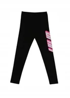 Legginsy - Liu Jo Czarne Legginsy Dziewczęce Z Różowo-Białym Nadrukiem 164 Kyb - miniaturka - grafika 1