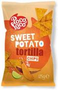Inne przekąski suche - Tortilla chips Sweet Potato 125g/20 Poco Loco - miniaturka - grafika 1