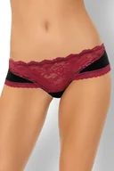 Bielizna nocna - Panty Melisina LC 90432 Burgundy Bordowy Rosses Collection LivCo Corsetti Fashion - miniaturka - grafika 1