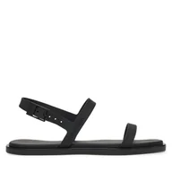 Sandały damskie - Sandały Calvin Klein Sandal - Jelly HW0HW02426 Czarny - miniaturka - grafika 1