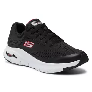SKECHERS Sneakersy Arch Fit 232040/BKRD Black/Red - Sneakersy damskie - miniaturka - grafika 1