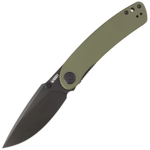 Nóż składany Kubey Momentum Green G10, Dark Stonewashed AUS-10 by Sherif Manganas (KU344G) - Noże - miniaturka - grafika 1